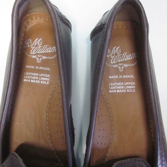 R. M. Williams Brown Leather Loafers Size 40 / 9 - Picture 5 of 16